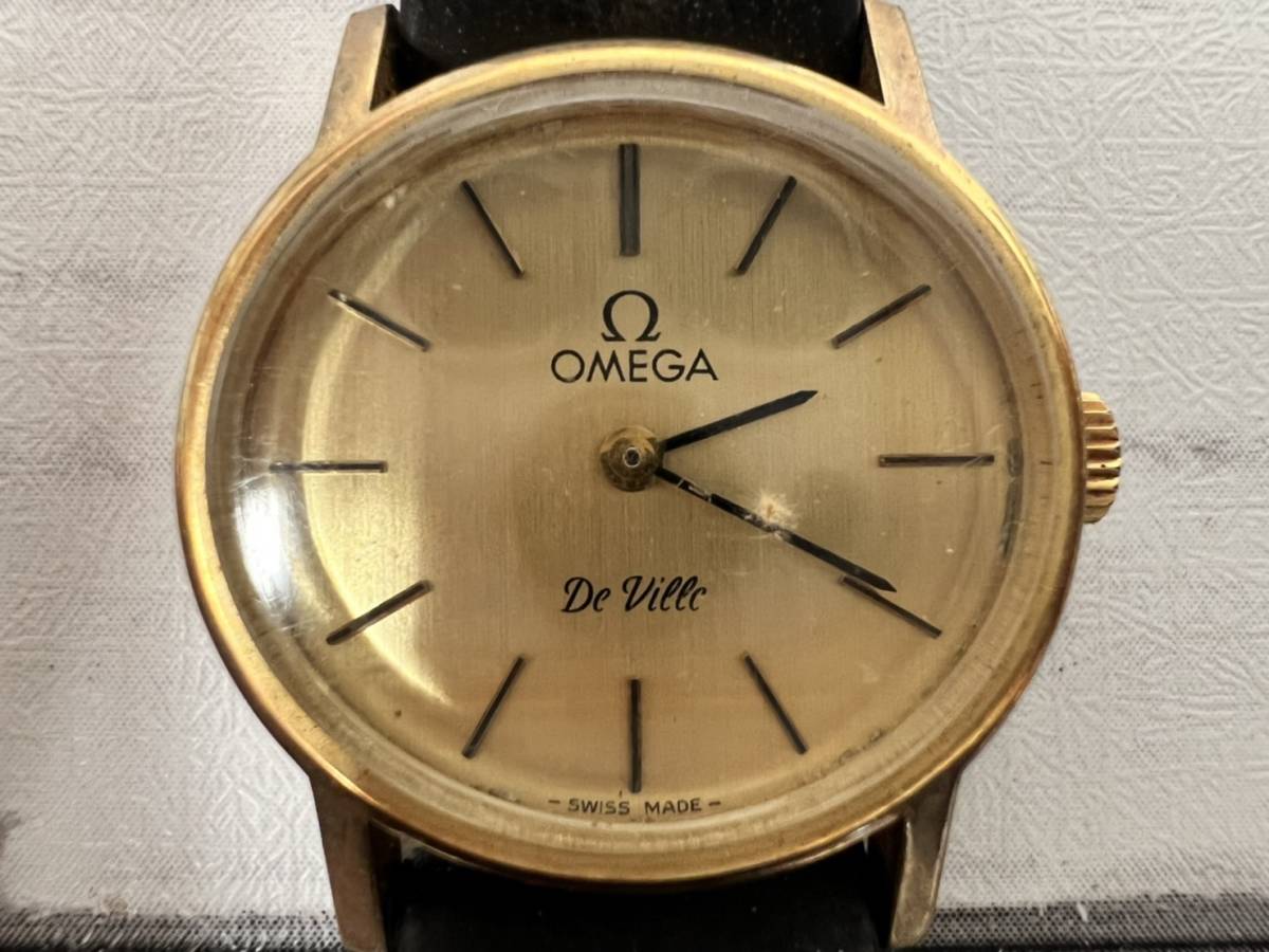 オメガ デビル OMEGA DeVille 腕時計 手巻き ２針 アナログ 17石