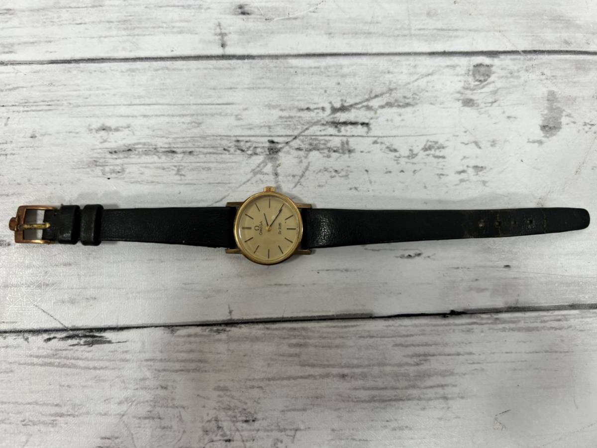 オメガ デビル OMEGA DeVille 腕時計 手巻き ２針 アナログ 17石 ヴィンテージ 稼働品 レディース【2268