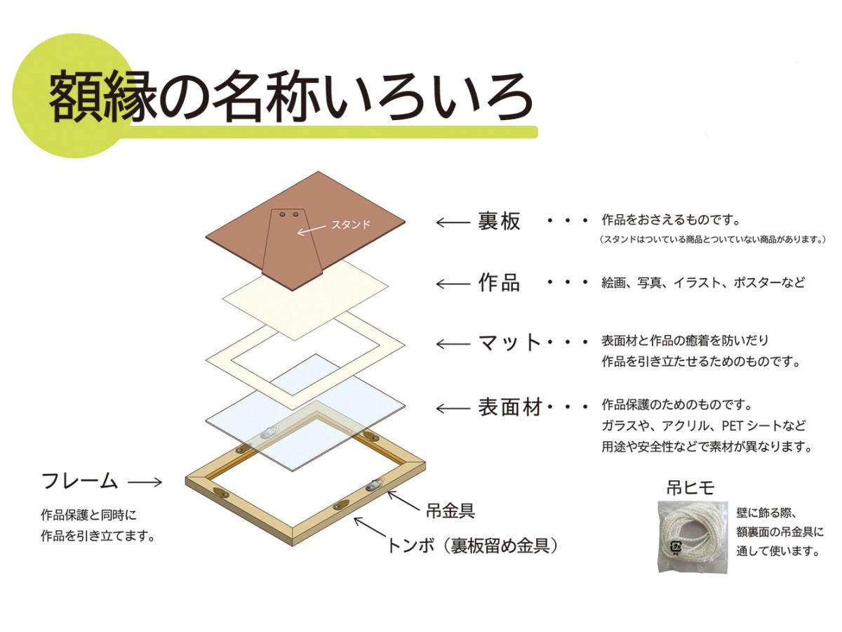 賞状額縁 許可証額縁 樹脂フレーム 金消-R PET 八二サイズ SP_画像6