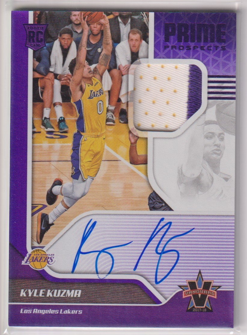 2021春夏新作】 Kyle Kuzma Auto 直筆サインカード NBA