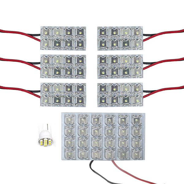 メール便送料無料 カムリ ACV45 LEDルームランプ FLUX 8Pセット 80発 トヨタ 室内灯 ルームライト 車内灯_画像1