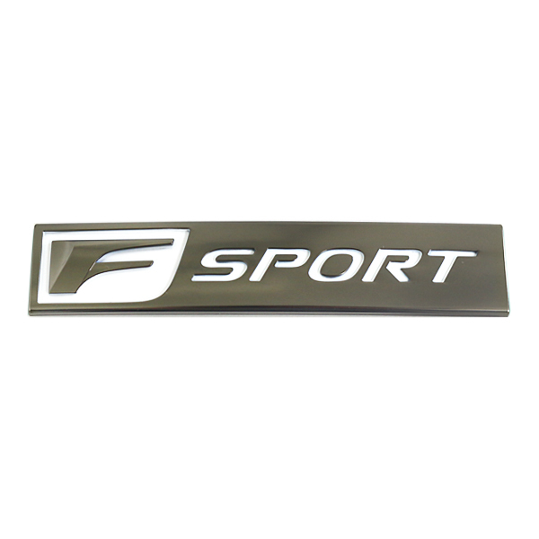 【正規品】 レクサス純正部品 USレクサス F Sport Fスポーツ リアエンブレム 1個 縦2.3cm x 横12cm バックドア CT IS GS NX RX UX 輸出仕様_画像1