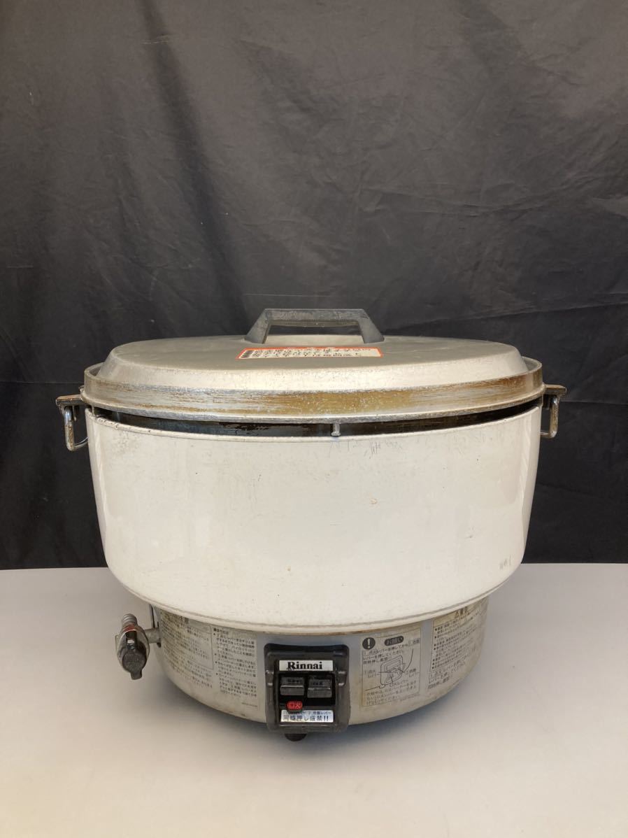 ★動作品★リンナイ ガス炊飯器 RR-40S1 ガス 炊飯器 都市ガス用 4升炊き Rinnai 業務用 厨房 店舗 普及型 お米 炊出し(H716)AKARI