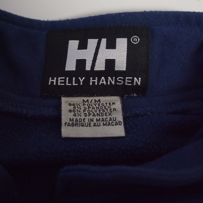 古着 メンズM HELLY HANSEN/ヘリーハンセン 裏起毛 ハーフジップ トップス ネイビー HDR9651_画像7