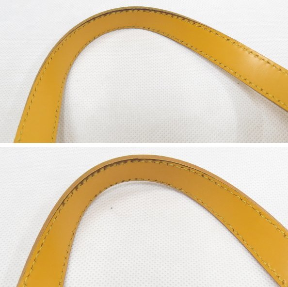 美品 良品 ルイヴィトン エピ スフロ イエロー ハンドバッグ LOUIS VUITTON パピヨン