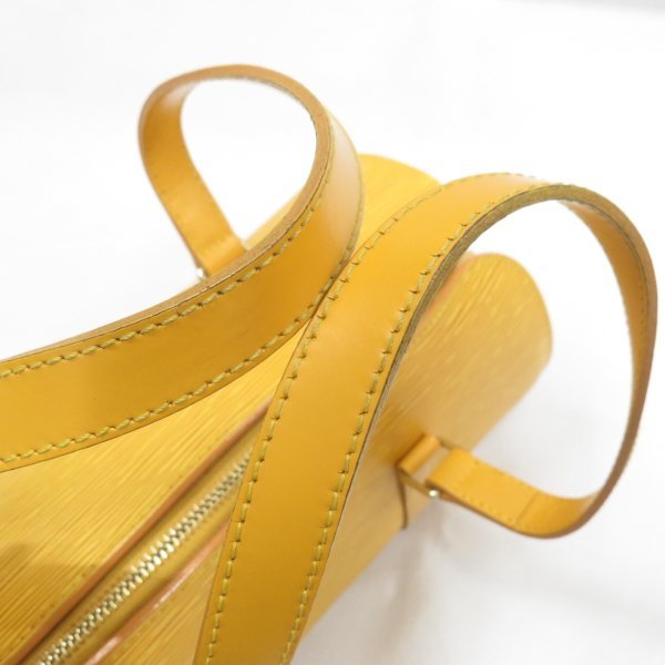 美品 良品 ルイヴィトン エピ スフロ イエロー ハンドバッグ LOUIS VUITTON パピヨン