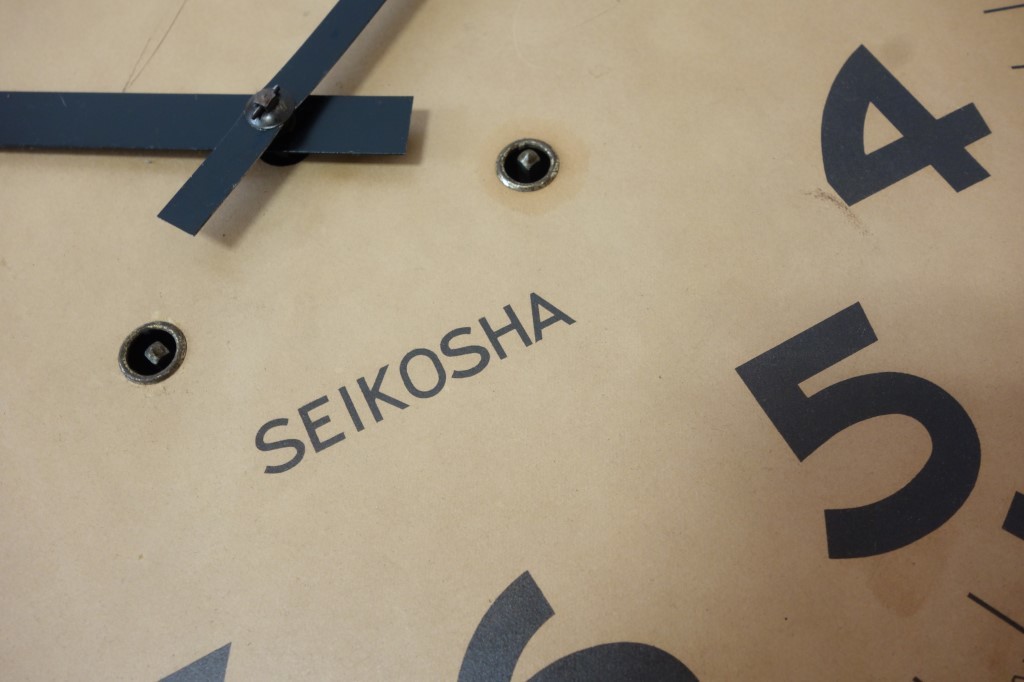 古い柱時計 掛時計 SEIKOSHA 精工舎 丸型 柱時計 丸時計 41cm 古い柱時計 掛時計 SEIKOSHA 精工舎 丸型 柱時計 丸時計 41cm