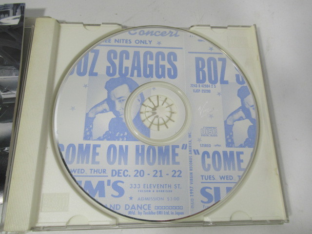 CD/ボズ・スキャッグス/Boz Scaggs/カム・オン・ホーム/COME ON HOME/ブルース/廃盤/VJCP-25290/ジャンク扱い/中古品/KN3822/_画像4