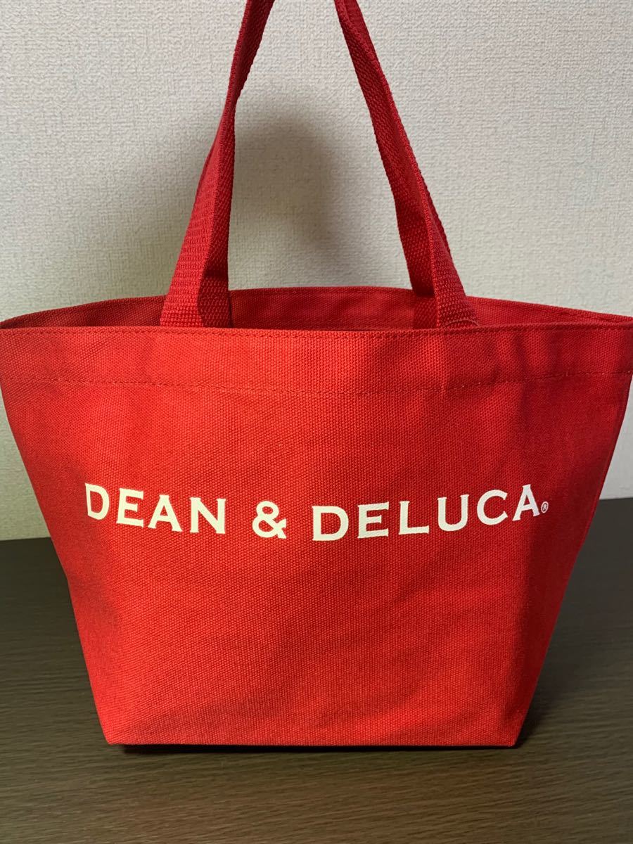 DEAN&DELUCA 定番 Sサイズ エコバッグ トートバッグ 赤