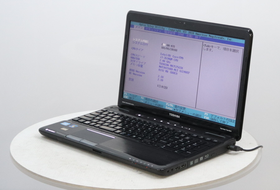 TOSHIBA PT55158CBFB dynabook T551/58CB Core i7-2630QM 2.00GHz 8GB 750GB HDD■1週間保証