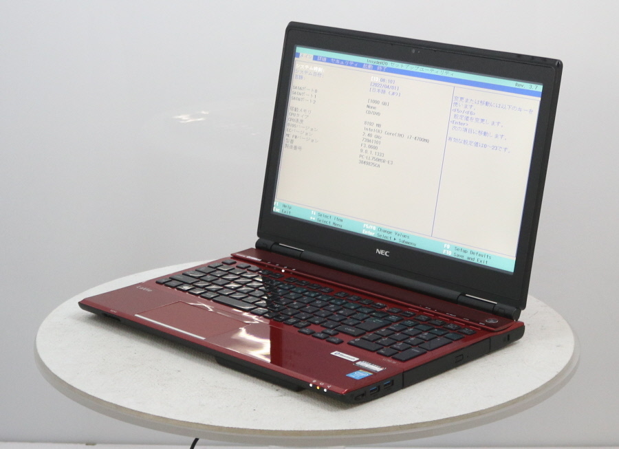 NEC PC-LL750MSR-E3 LaVie LL750/M Core i7-4700MQ 2.40GHz 8GB 1000GB ...
