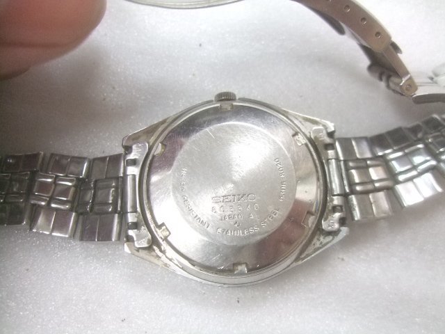 1976年セイコーアクタス純正ブレス付腕時計動品　T288_画像4