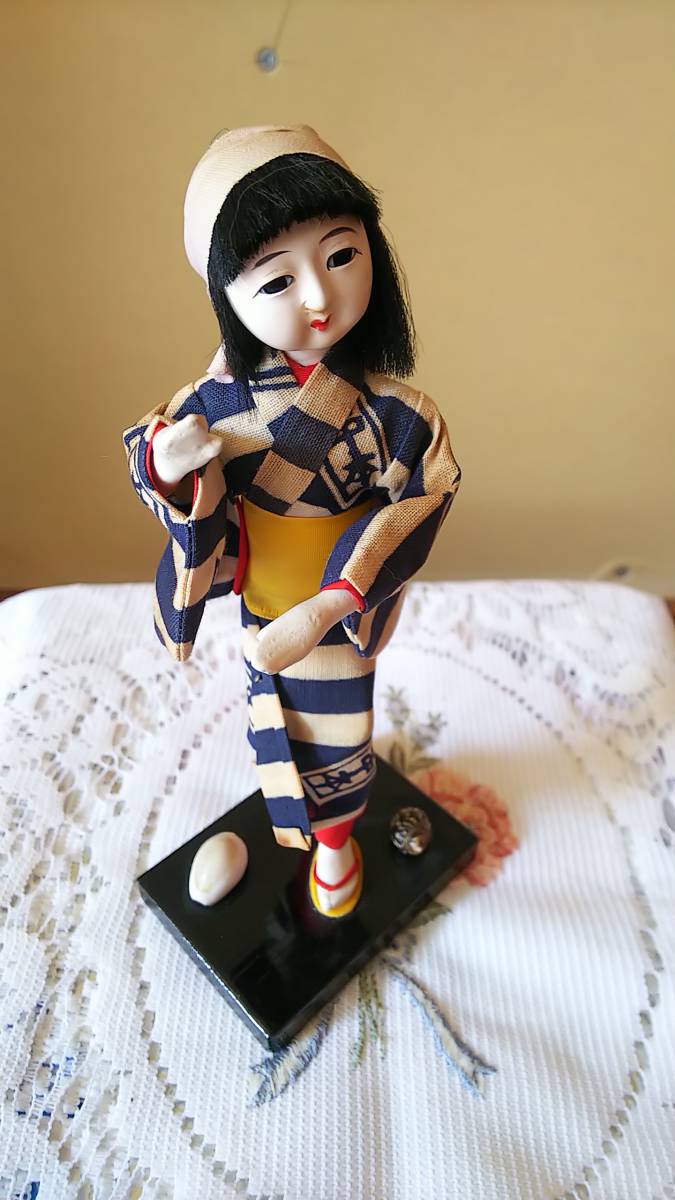 【送料安】人形 踊り子 串本 置物 昭和レトロ 当時もの お土産 郷土玩具 アンティーク 民芸品 昭和30年代 _画像5
