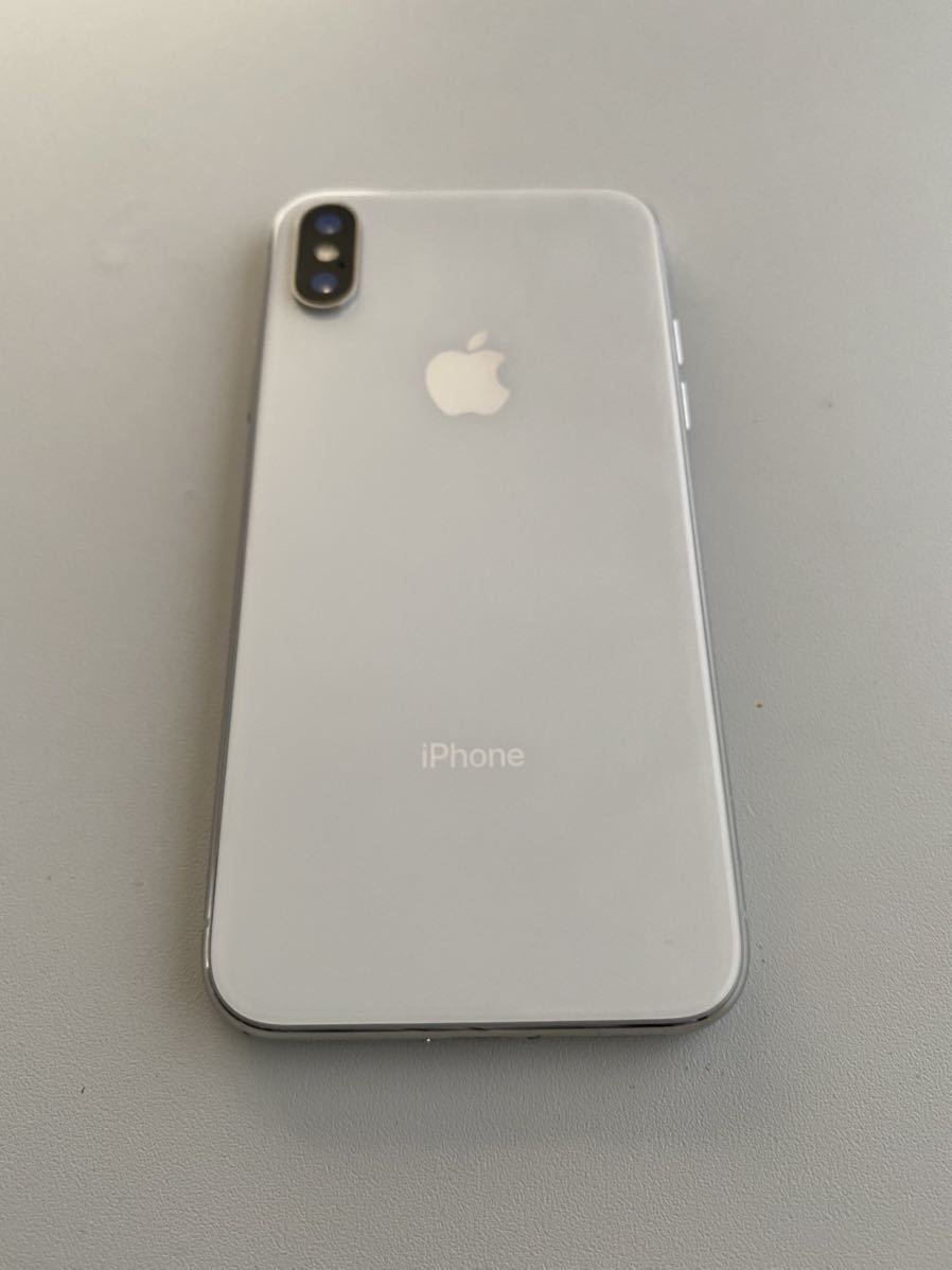 iPhoneX 64GB シルバー SIMフリー-