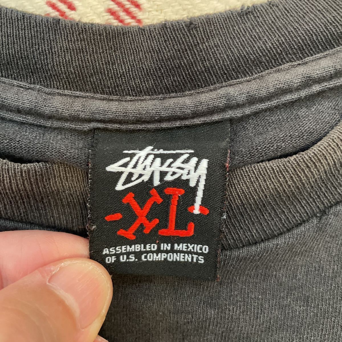 00's メキシコ製 黒タグ STUSSYステューシー Tシャツ XL黒 00's メキシコ製 黒タグ STUSSYステューシー Tシャツ XL黒