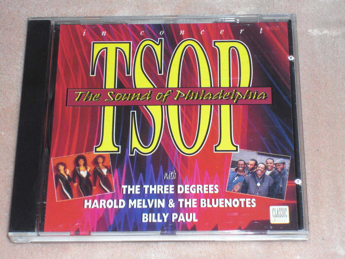 UK盤CD The Sound Of Philadelphia With The Three Degrees, Harold Melvin And TheBlueNotes In Concert(Tring JHD101) Osoul_画像1