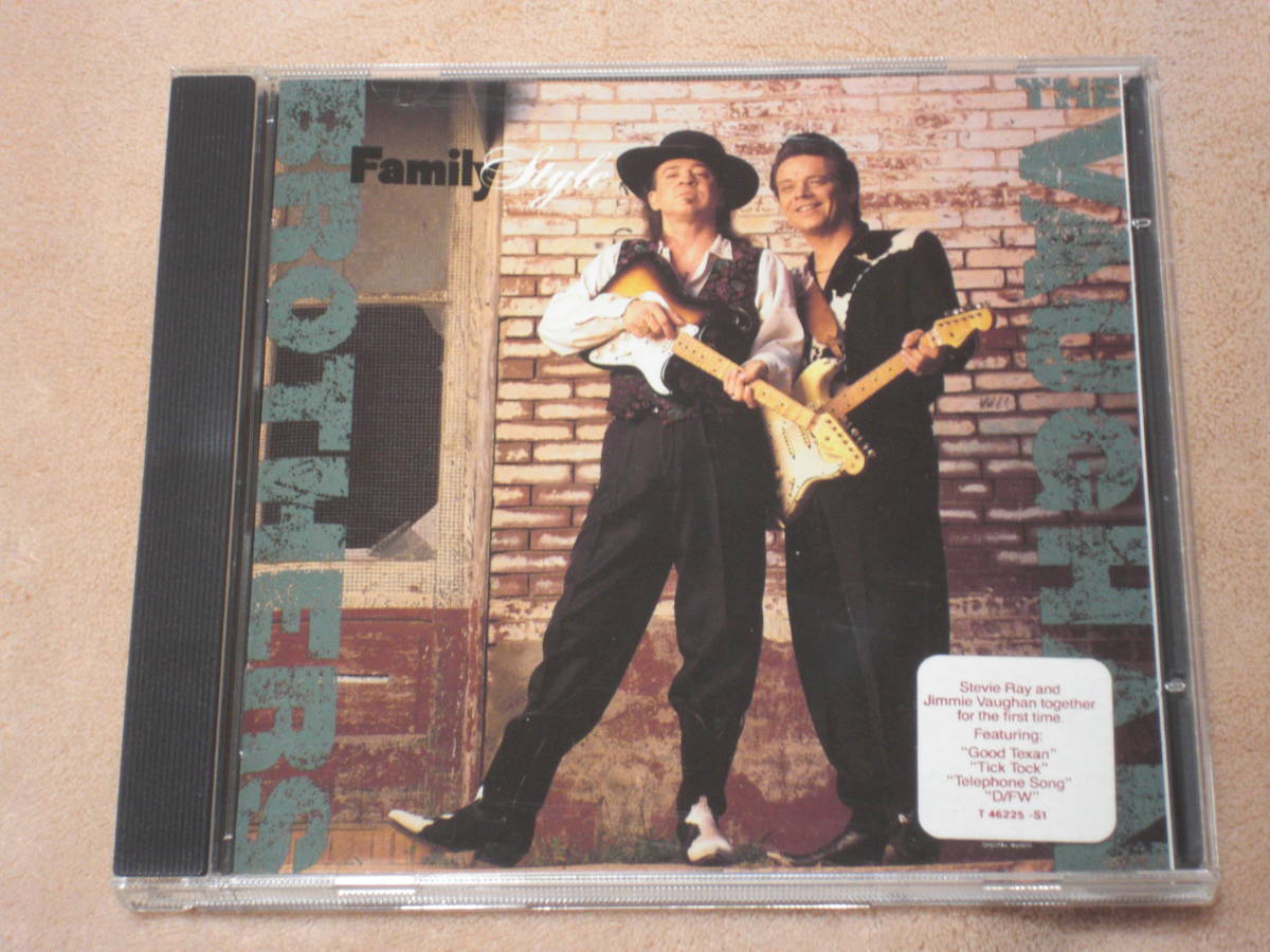 US盤CD The Vaughan Brothers ： Family Style 　（Epic Associated ー ZK 46225）　　P blues_画像1