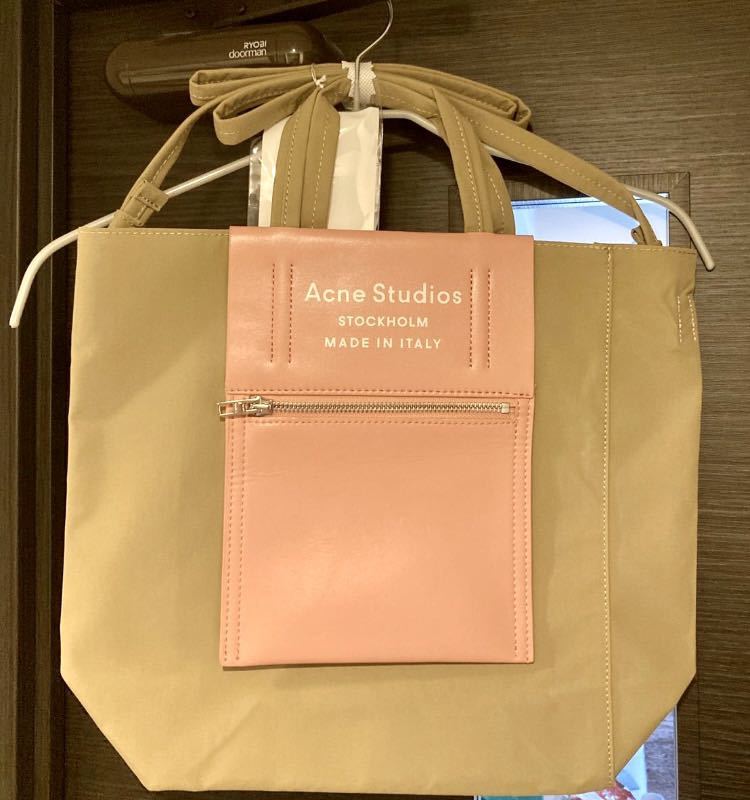 acne studious アクネステュディオス トートバッグ 新品未使用 ピンク