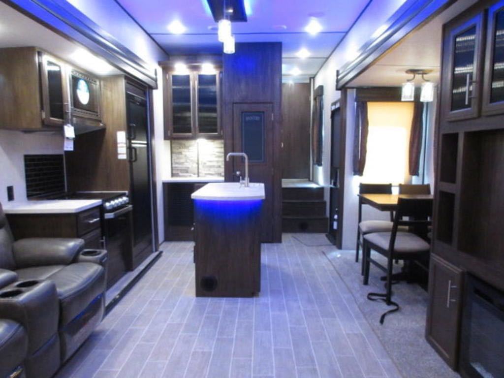 [WING]2024 new car camping trailer 5th wheel ( fifth wheel ) total length approximately 12m 3 sliding out attaching USA stock car holiday house trailer house 