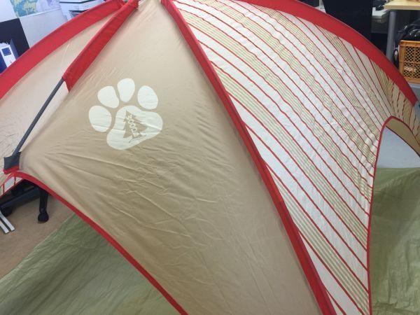 【中古 送料込】WOODS　Dog Sunshade (ドッグ サンシェード) (約) 210×210×120cm ◆D5923_画像2