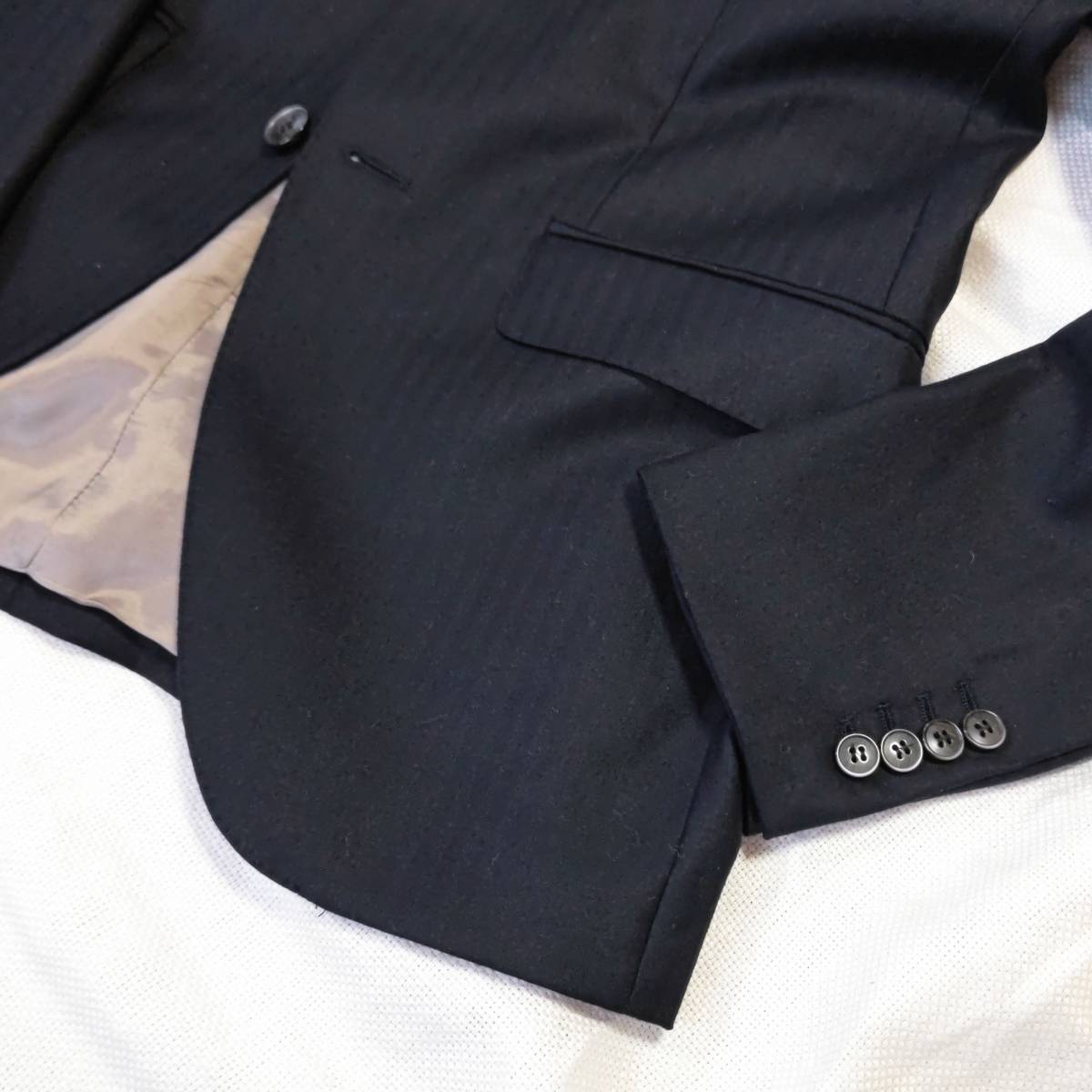 ハケットロンドンHACKETT LONDONロロピアーナLoroPiana120sスーツ