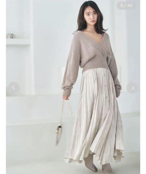 ギフト SNIDEL スナイデル ラクーンニット 秋服 ラメラクーンプル