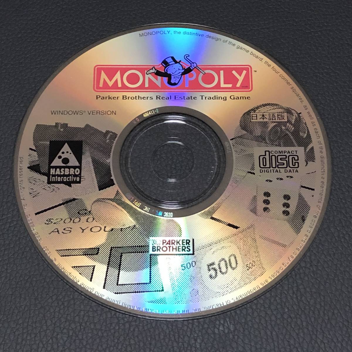  монополия окно zCD-ROM( выпуск на японском языке ) коврик для мыши ***** включая доставку ***** MONOPOLY Windows 1996 настольная игра 