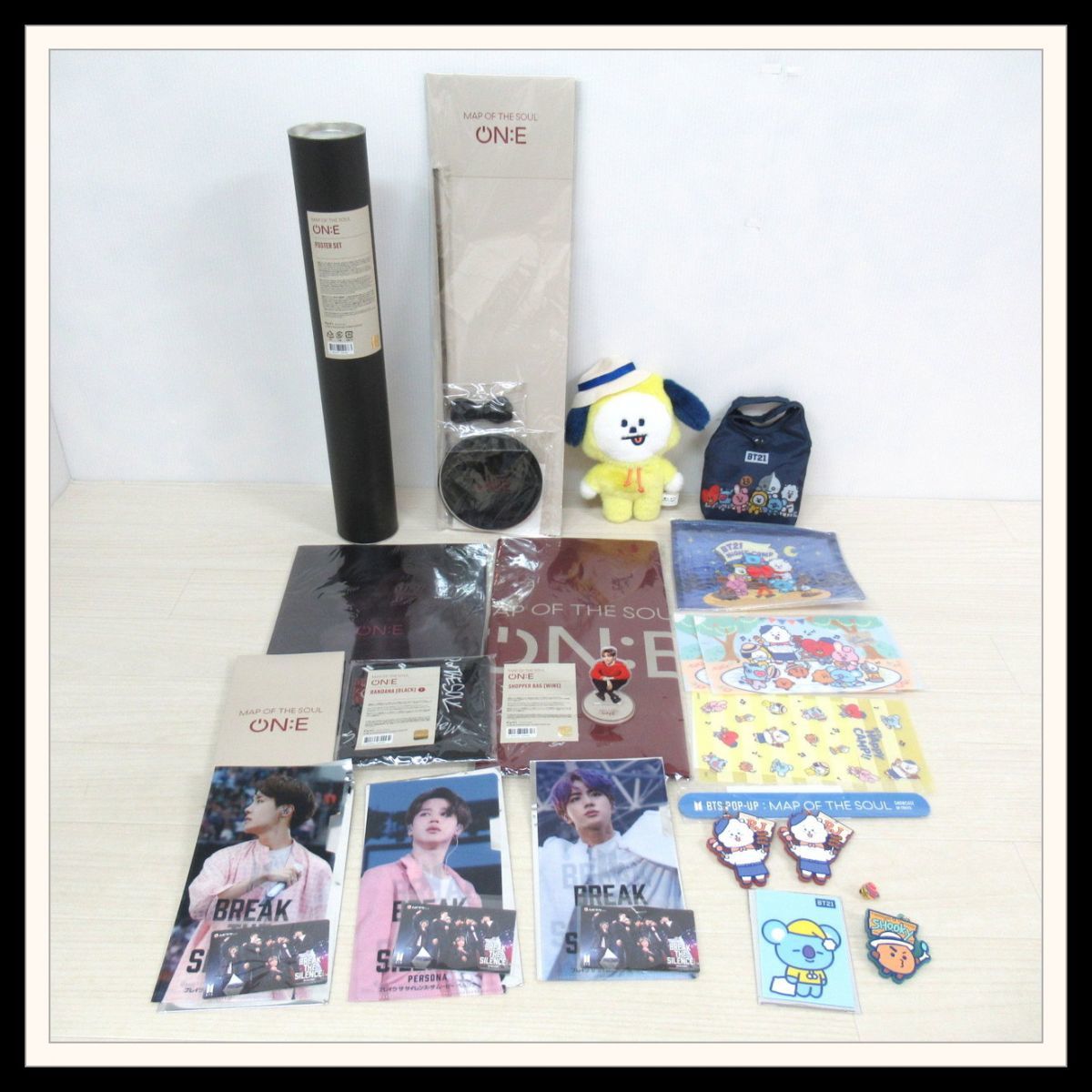 BTS グッズセット ガーランド ポスター エコバッグ ぬいぐるみ ポーチ BT21【B2【S3