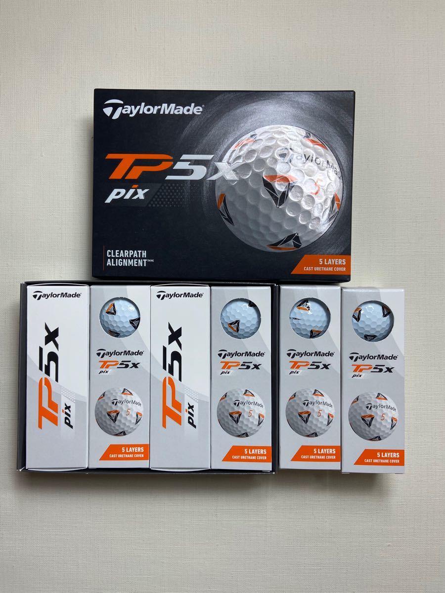 テーラーメイド TP5x pix ボール 1.5ダースセット18球 新品未使用 日本