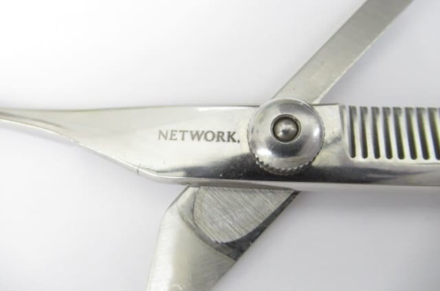 Cランク【NETWORK ネットワーク】 セニング すき鋏 美容師・理容師 6.4インチ 左利き 【中古】:H-3751_画像3