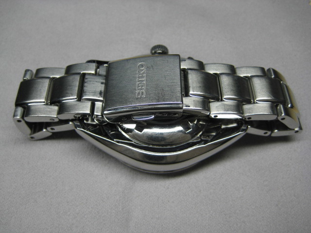 送料無料！　セイコー　KINETIC　キネティック　海外モデル　5M84-0AB0　920040　クォーツ　メンズ腕時計　SEIKO　中古品_裏面左側