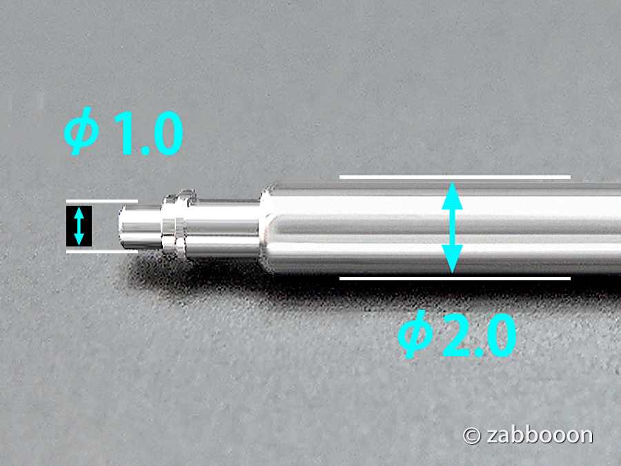 O1 太い バネ棒 Φ1.8 x 18mm用 4本 ベルト 交換 メンズ腕時計