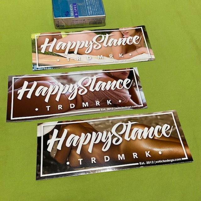 HAPPY STANCE ★3枚セット★04★バンパー　ステッカー USDM　ハッピースタンス_画像1