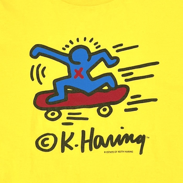 【2000円スタート】激レア USA製 00s FTC ART COLLECTION × Keith Haring 限定 Tシャツ vintage オールドスケート_画像3