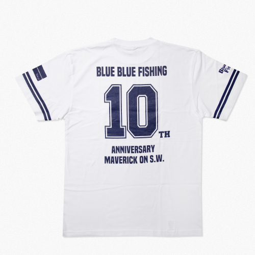 新品 未使用品 ブルーブルー BlueBlue 創立 10周年記念Tシャツ アニバーサリーイヤー 記念アパレル 高橋優介 村岡昌憲 フィッシング 釣り_画像6