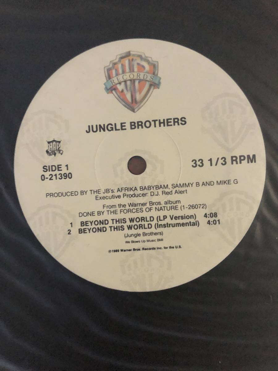 LPレコード JUNGLE BROTHERS／ BEYOND THIS WORLD_画像3