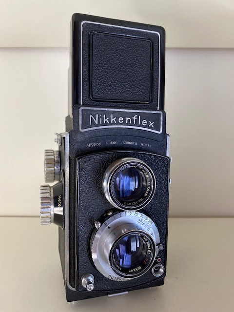 4-4【ジャンク品】ニッケンフレックス nikkenflex H.C Nikken Anastigmat 75mm F3.5 フィルムカメラ_画像2