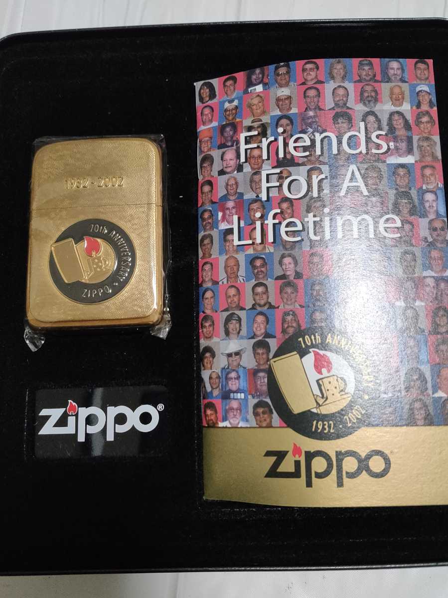 ZIPPO 70th Anniversary 1932-2002 デットストック未使用品