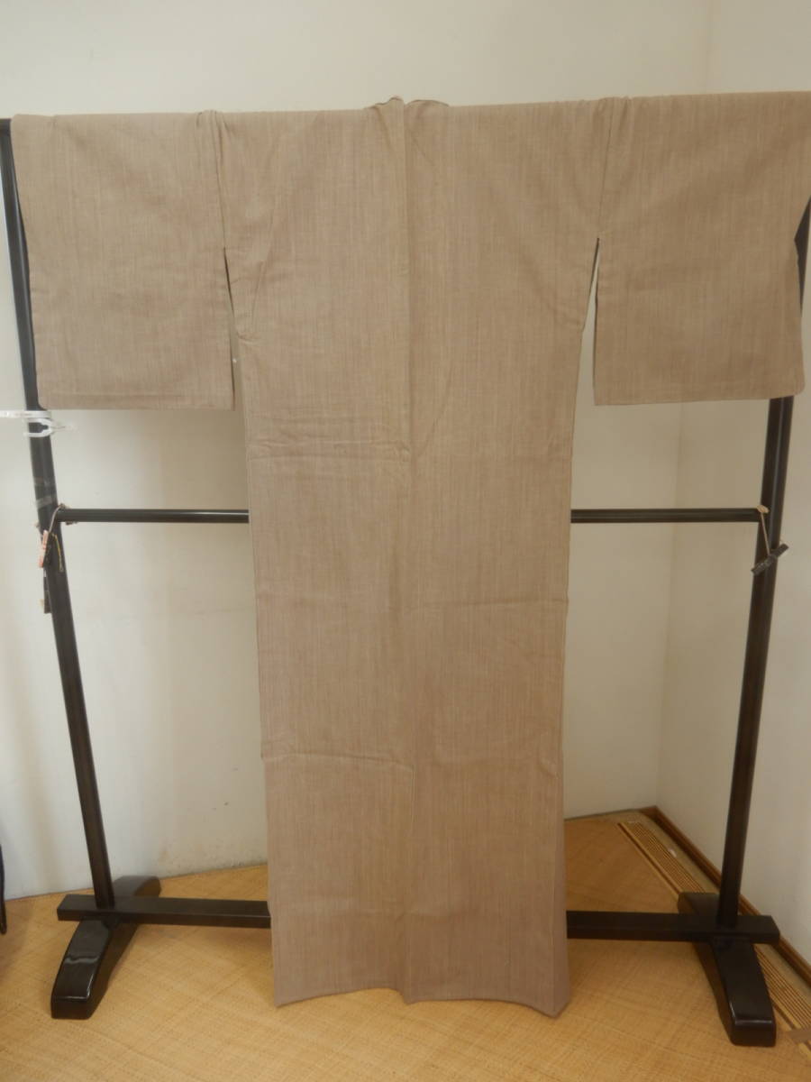 ＜銀の斧＞木綿単衣着物・ジンバブエコットン・日本製織・草木染_画像3