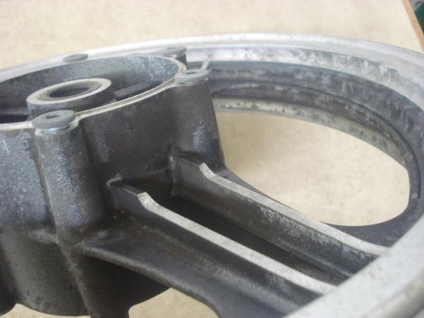 [BST]a* Kawasaki KR250 KR250A оригинальный переднее колесо *