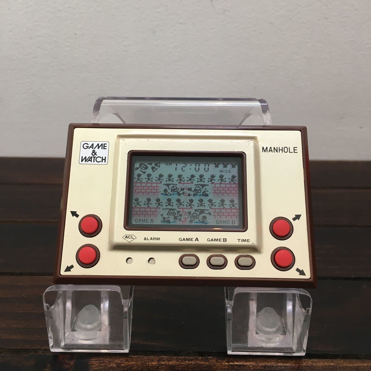 ゲームウォッチ マンホール ※液漏れなし 超美品 任天堂 GAME&WATCH