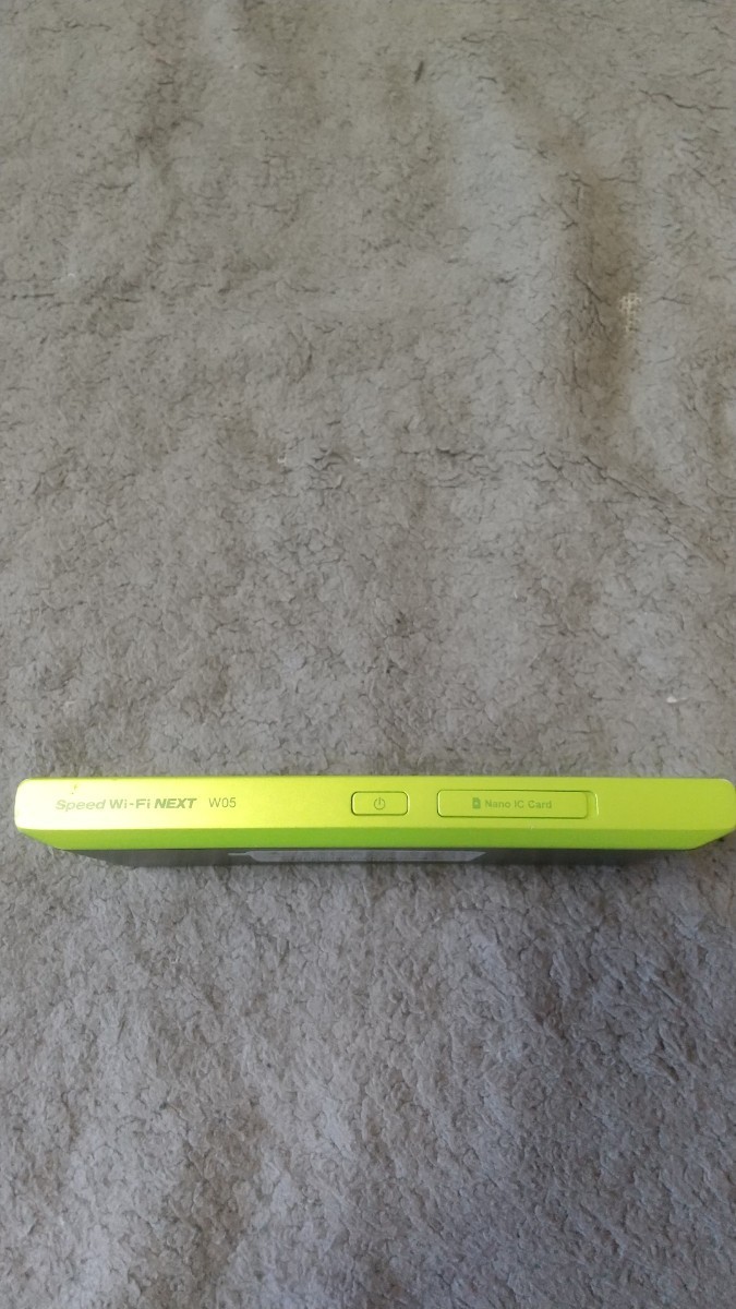 Speed Wi-Fi NEXT W05 UQ WiMAX版 クレードル付き 緑色 