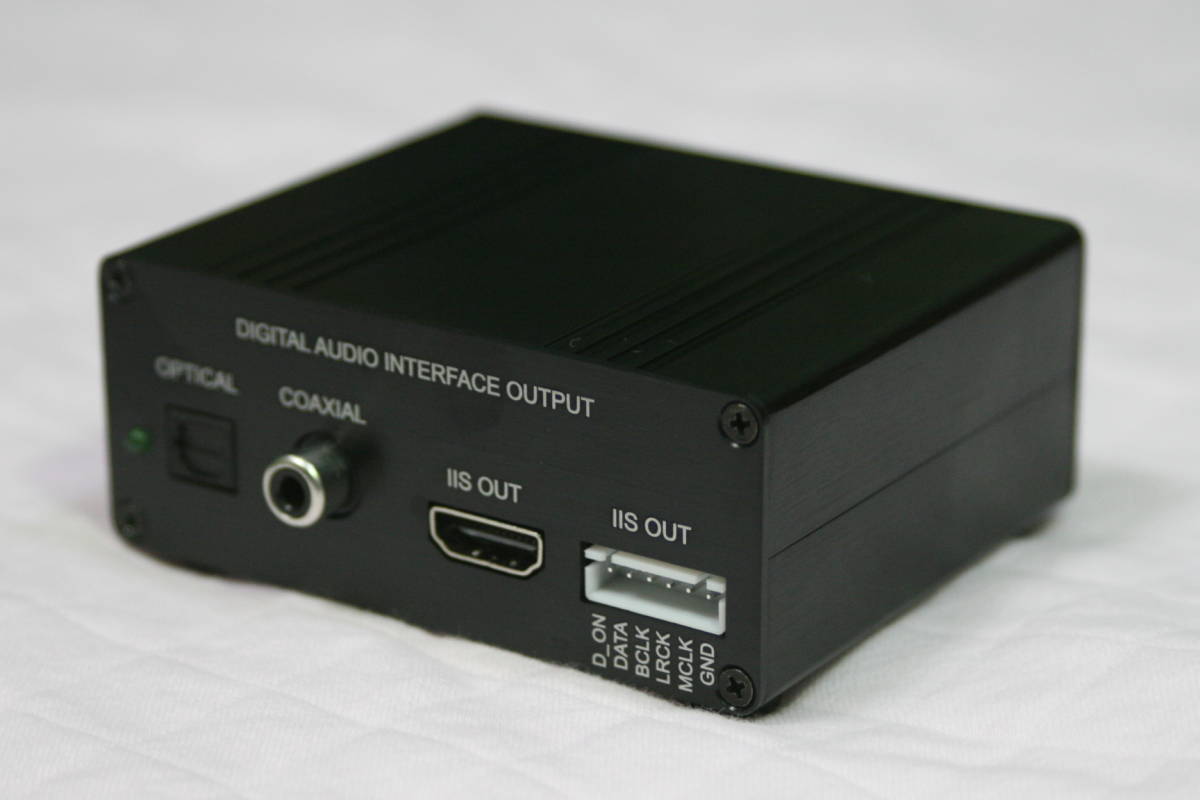 HDMI出力からI2S(IIS) over HDMI 及び光/同軸デジタルオーディオ信号を取り出すアダプター SACD、UHD BDプレーヤー、R2R DAC等