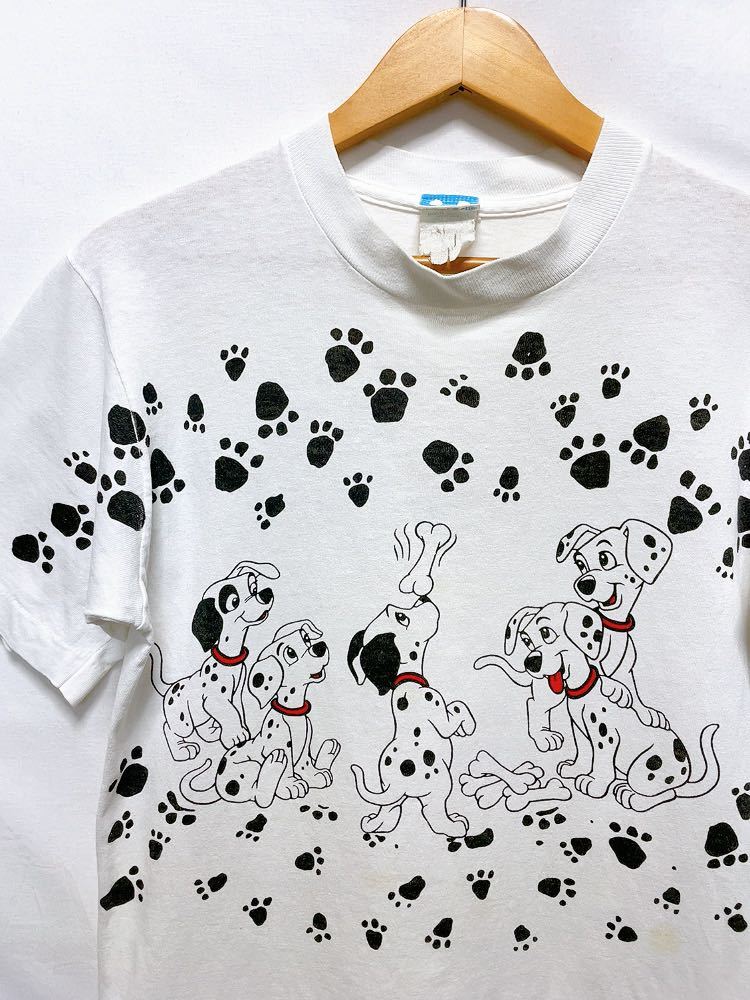 80s Disney ディズニー 101匹わんちゃん Usa製 総柄 Tシャツ オールド ビンテージ キャラ Canpan Jp