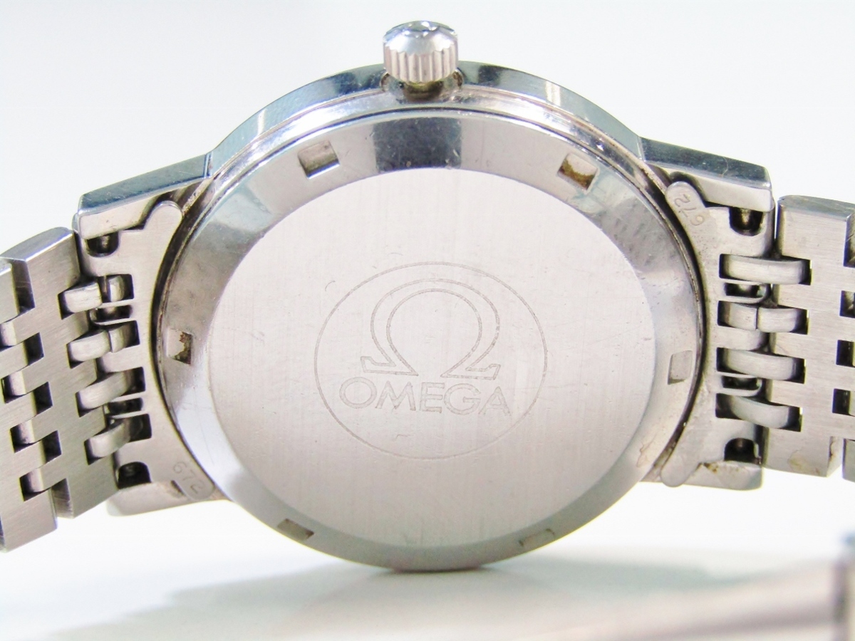 訳あり 稼働中 OMEGA Geneve オメガ ジュネーブ デイト
