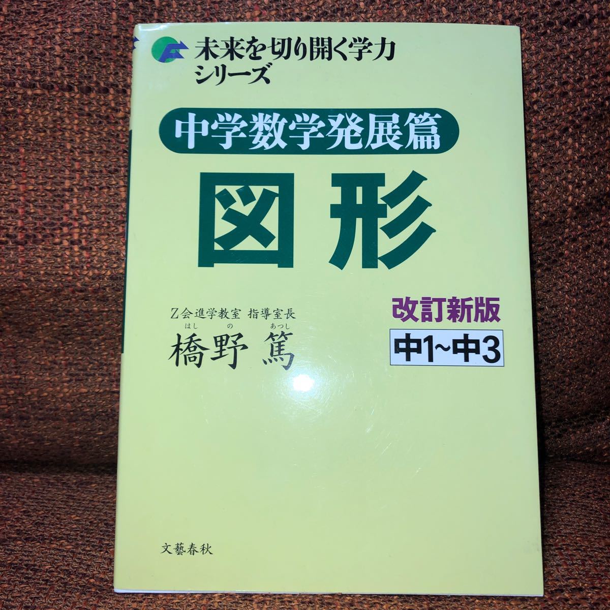 中学数学発展篇 図形 改訂新版 未来を切り開く学力シリーズ 中1〜中3 著/橋野篤