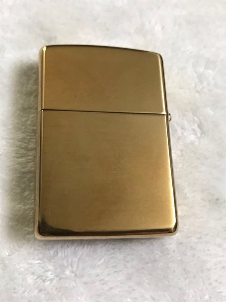 ZIPPO ジッポー オイルライター　金色　ゴールド　未使用品　1995年製_画像2