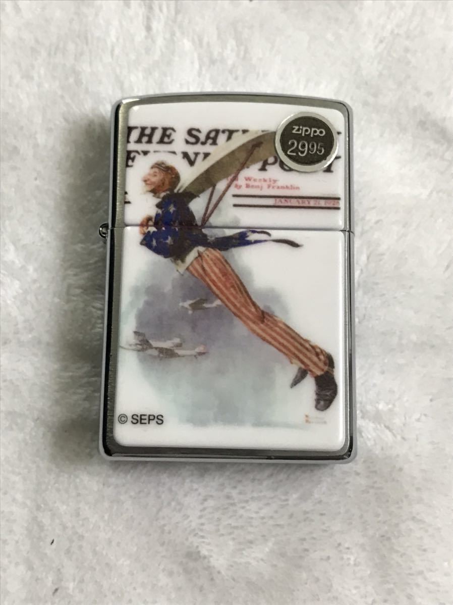 ジッポライター 2002年 ノーマンロックウェル ZIPPO 5dDc0VRAmy