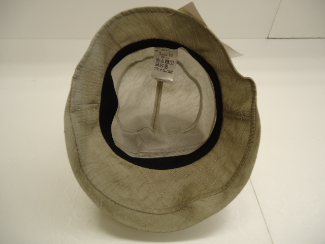 【KCM】hat-1★未使用★華やか　コサージュ付き帽子　ハット　SSサイズ　薄カーキ系　婦人　レディース_画像4