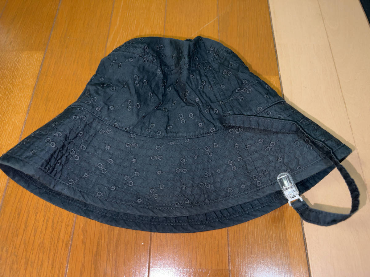 ●婦人用「ソフト帽 / バケットハット (綿100%) 濃紺 / サイズ=約57.5cm」●_画像1